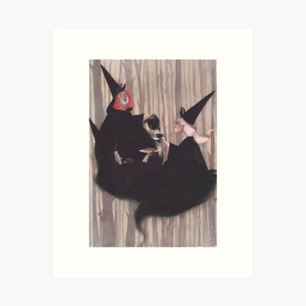 Agnes's always late! Art Print