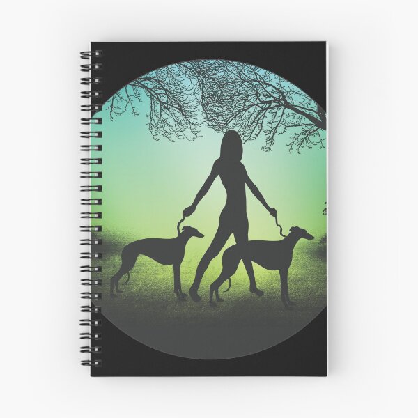 Item preview, Greyhounds on a Walk designed and sold by pawsinprofile.