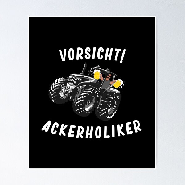 Item preview, Caution Ackerholic Drunk Driver designed and sold by Paulina Vanlife.