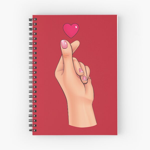 Item preview, Korean finger heart symbol means I Love You designed and sold by mashmosh.