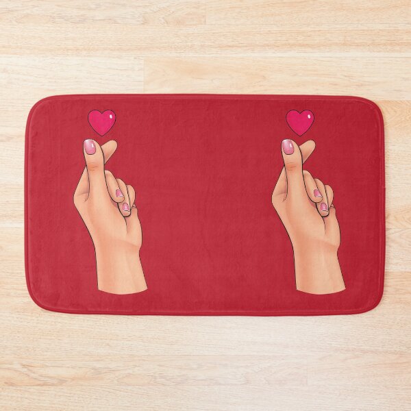 Item preview, Korean finger heart symbol means I Love You designed and sold by mashmosh.