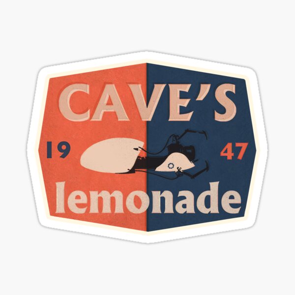 Cave's Lemonade - Gaming Luggage Label Sticker