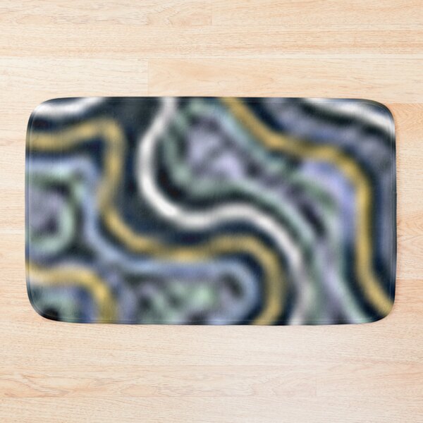 Item preview, Blurry, wavy, swerve abstact pattern, black, green, yellow, white designed and sold by Nostrathomas66.