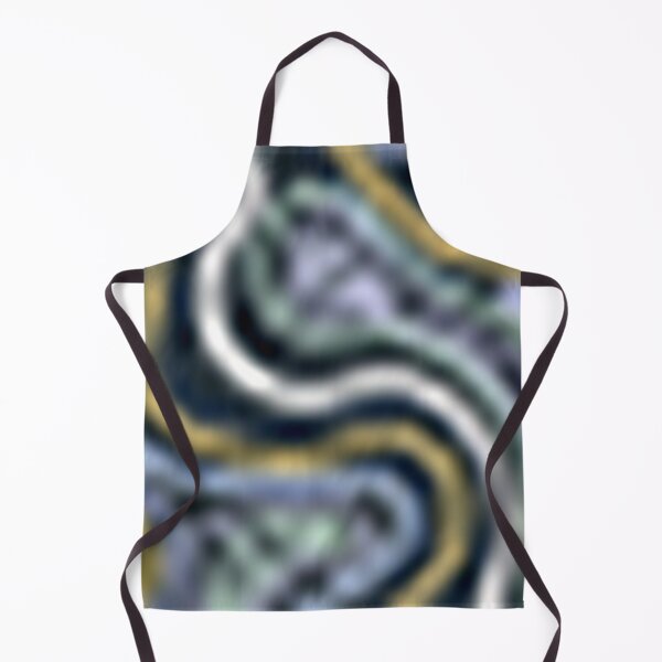 Item preview, Blurry, wavy, swerve abstact pattern, black, green, yellow, white designed and sold by Nostrathomas66.