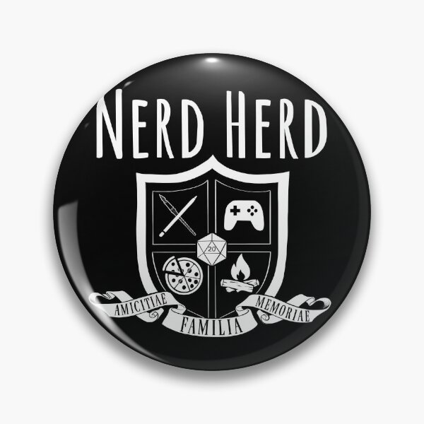 Item preview, Nerd Herd Emblem (with Title) designed and sold by bubblelazer.