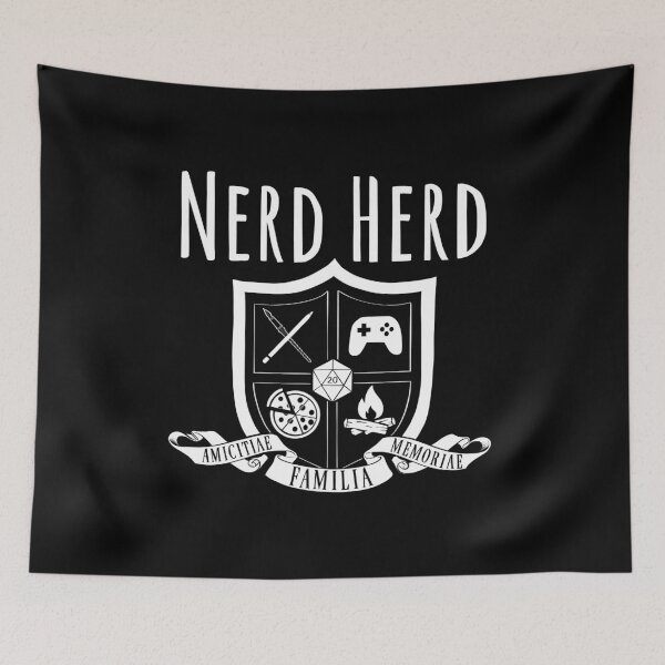 Item preview, Nerd Herd Emblem (with Title) designed and sold by bubblelazer.