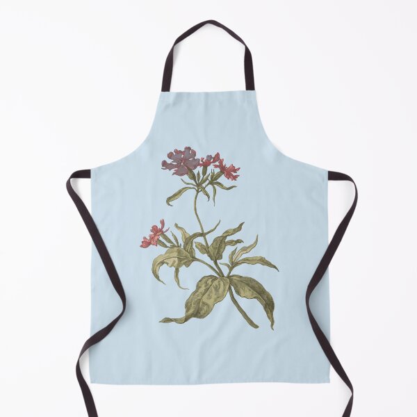 Item preview, red catchfly / Lychnis hirsuta floral design designed and sold by zoodele.