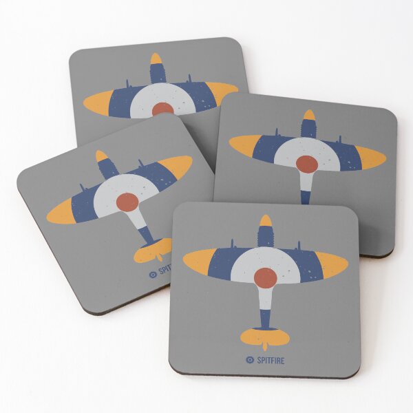 Item preview, RAF Spitfire Top View Silhouette Roundel designed and sold by artbyedo.