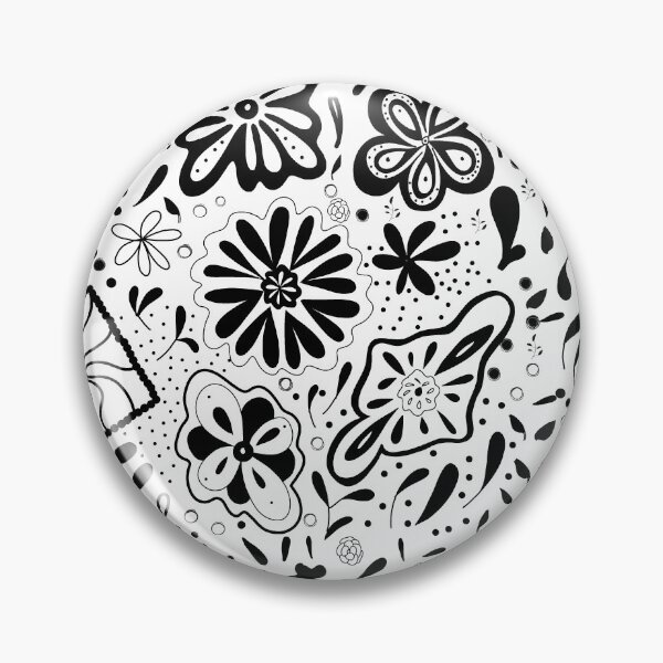 Item preview, Black and White Hand Drawn Doodle Art Design designed and sold by NancyMerkle.