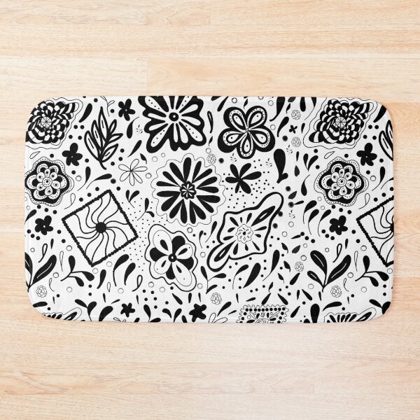 Item preview, Black and White Hand Drawn Doodle Art Design designed and sold by NancyMerkle.