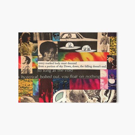 “Rogue Peace” collage art design Art Board Print