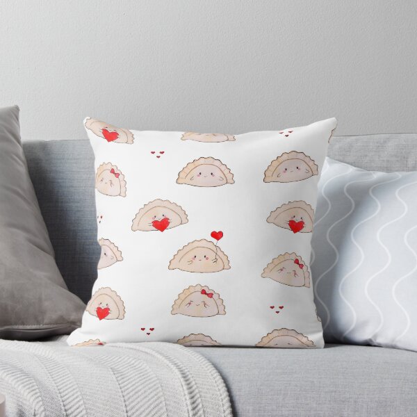 Item preview, Cute little Valentine's dumplings polish pierogi designed and sold by littlebluefawn.