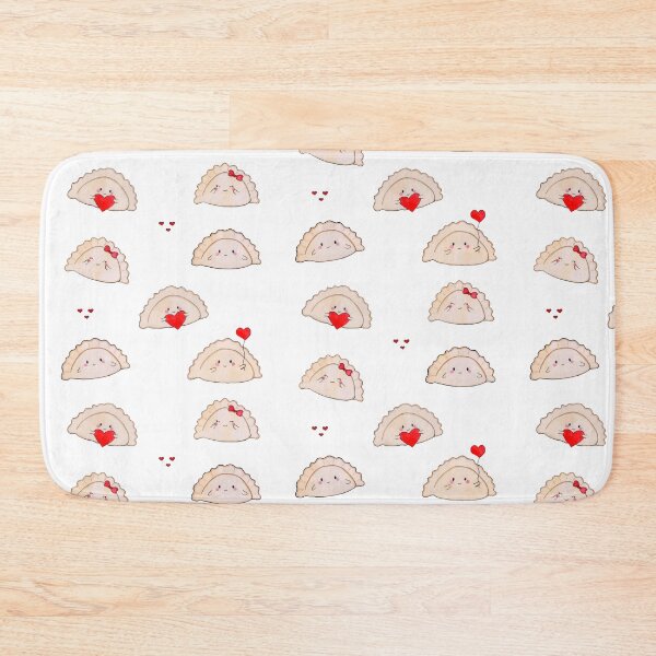 Item preview, Cute little Valentine's dumplings polish pierogi designed and sold by littlebluefawn.