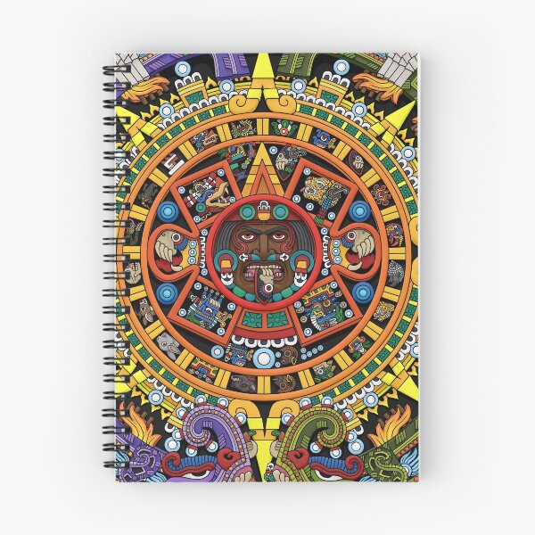Item preview, Aztec Calendar Sun Stone - Full Color designed and sold by Ninjangulo.