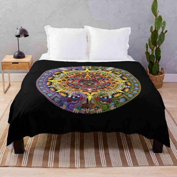 Item preview, Aztec Calendar Sun Stone - Full Color designed and sold by Ninjangulo.