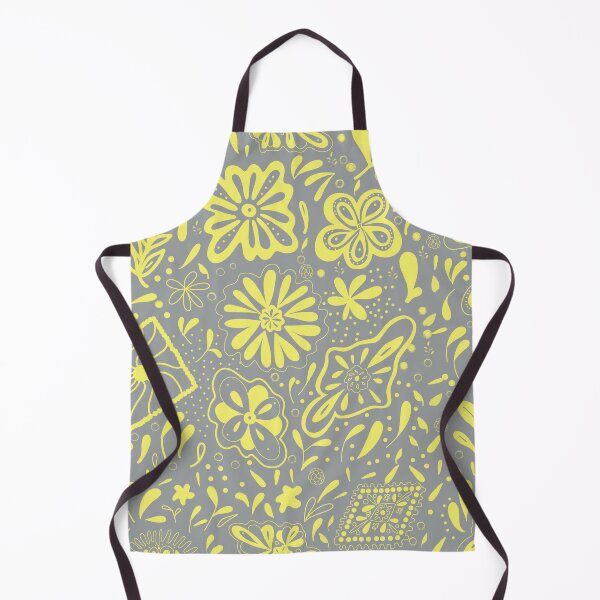 Item preview, Gray and Yellow Doodle Art Design designed and sold by NancyMerkle.