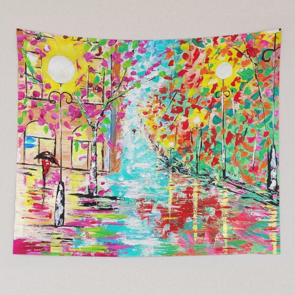 Item preview, Rainy Day in Fall designed and sold by Sami Art Studio.