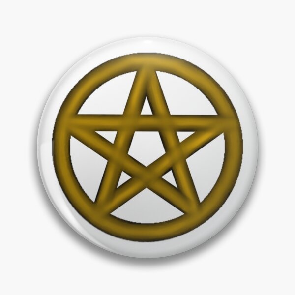Item preview, Yellow Pentagram for Wiccans, Pagans, and Witchcraft designed and sold by paintedkat.