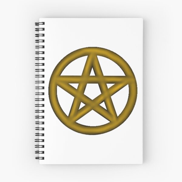 Item preview, Yellow Pentagram for Wiccans, Pagans, and Witchcraft designed and sold by paintedkat.