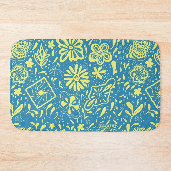 Item preview, Blue and Yellow Doodle Art Design designed and sold by NancyMerkle.