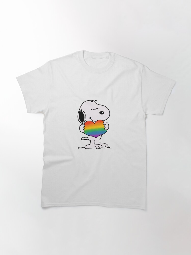 T-shirt classique ''LGBT + Snoopy' : autre vue