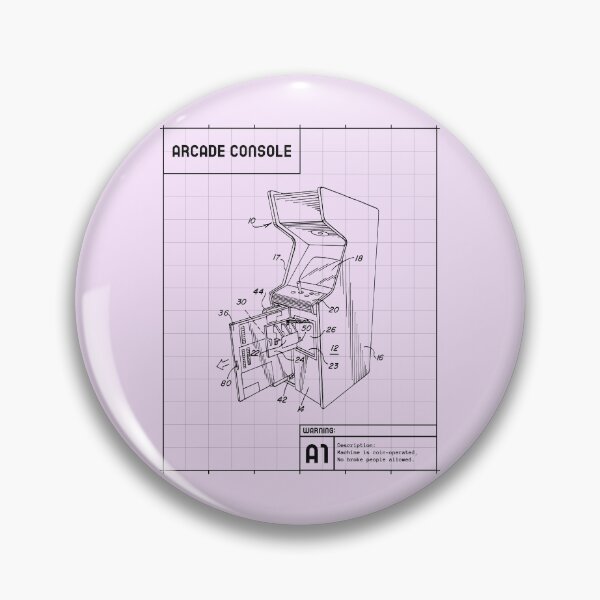 Item preview, Arcade Console Diagram designed and sold by TimelessTattoo.