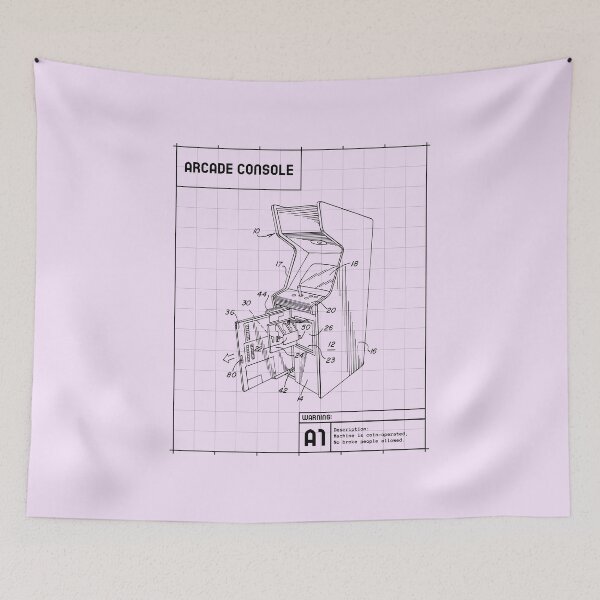 Item preview, Arcade Console Diagram designed and sold by TimelessTattoo.