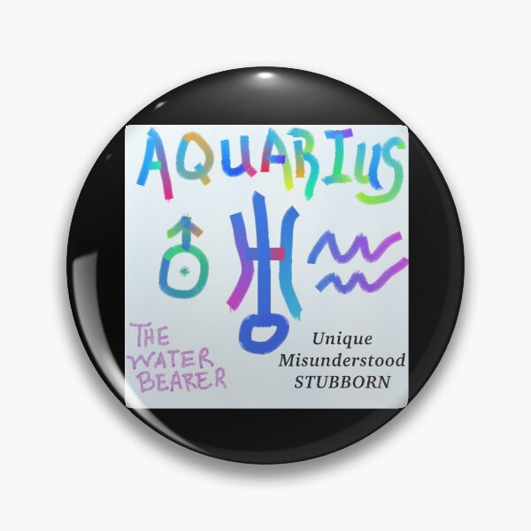 Item preview, Aquarius The Water Bearer Astrology Digital Art designed and sold by TheHutchGal.