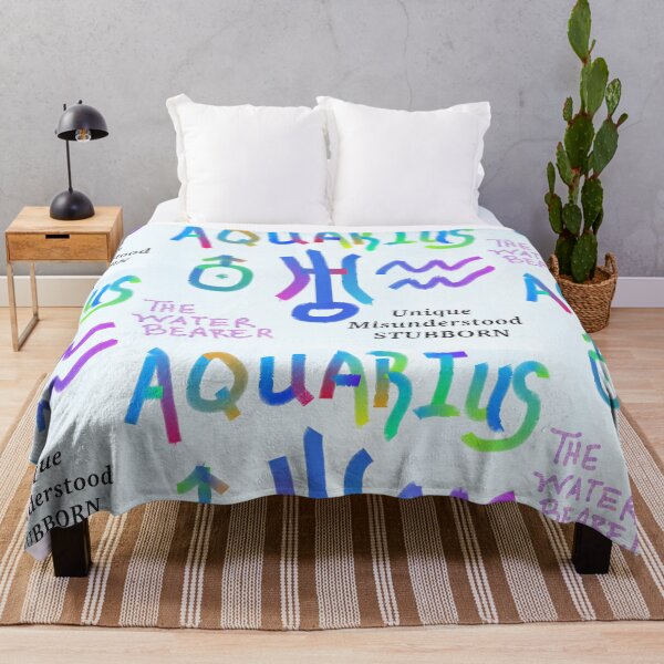 Item preview, Aquarius The Water Bearer Astrology Digital Art  designed and sold by TheHutchGal.