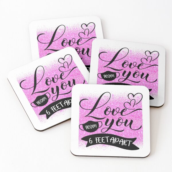 Item preview, Love You From 6 Feet Apart Funny Valentines Day  designed and sold by sasigifts.