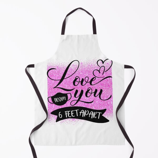 Item preview, Love You From 6 Feet Apart Funny Valentines Day designed and sold by sasigifts.