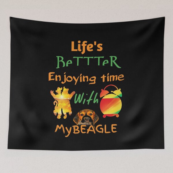Item preview, Life is better enjoying time with my beagle,,, life is bettter with mybeagle,, - designed and sold by Chakilogy.