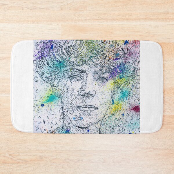 Item preview, GERTRUDE BELL watercolor and pencil portrait designed and sold by lautir.