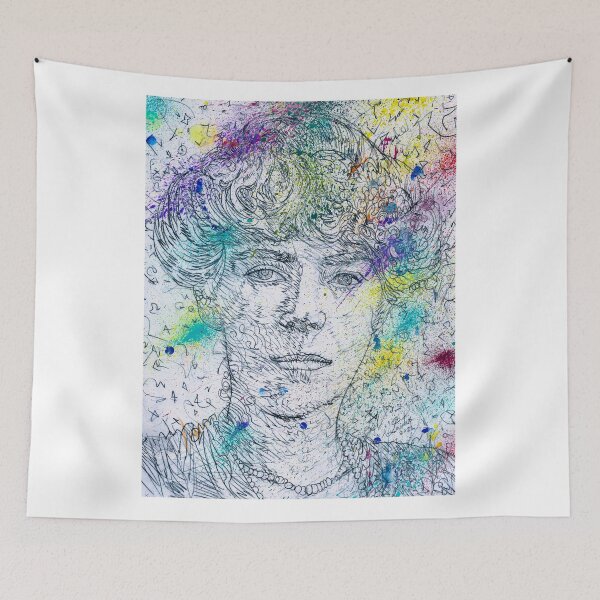 Item preview, GERTRUDE BELL watercolor and pencil portrait designed and sold by lautir.