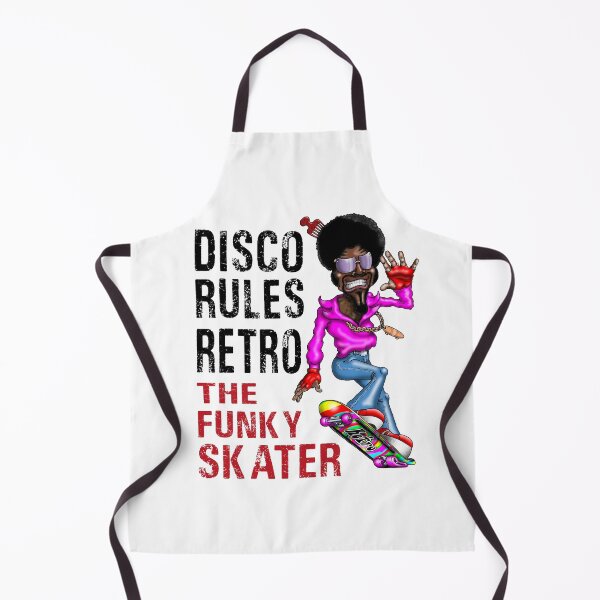 Item preview, Disco Rules Retro Funky Skater designed and sold by Status71.