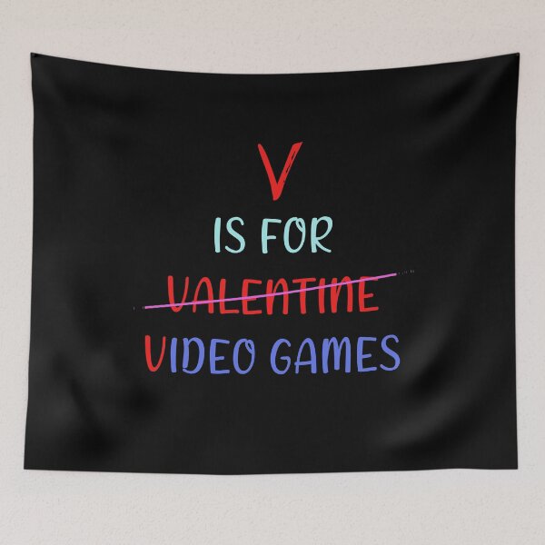 Item preview, V is for video games designed and sold by Catsloversdotme.