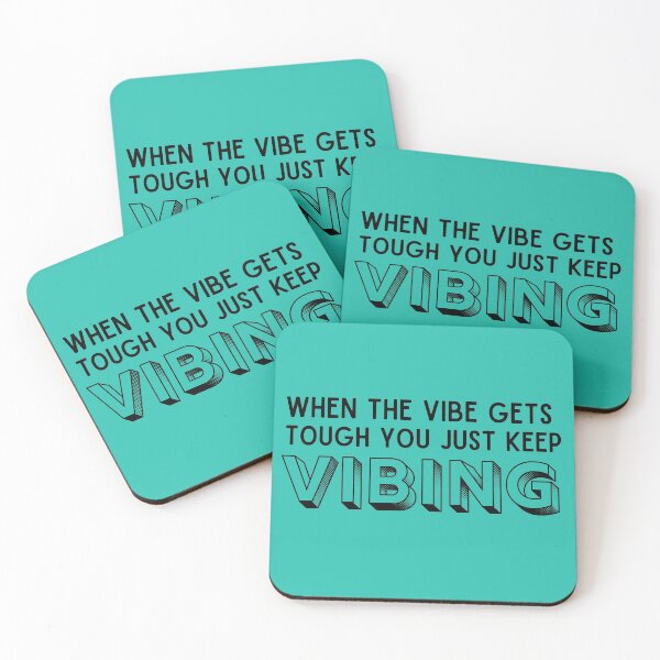 Item preview, Just Keep Vibing designed and sold by geekyness.