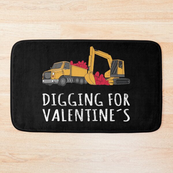 Item preview, Digging For Valentine´s Day Excavator Truck Gift designed and sold by leofel.