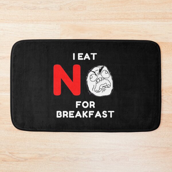 Item preview,  I eat no for breakfast sarcastic quote t shirt [P-IEN 3]B [506]  designed and sold by HIPNOTIZAR  CRAFTS.