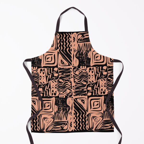 Aperçu de l'œuvre Boho africain chic rose pastel et noir créée et vendue par windcolors.