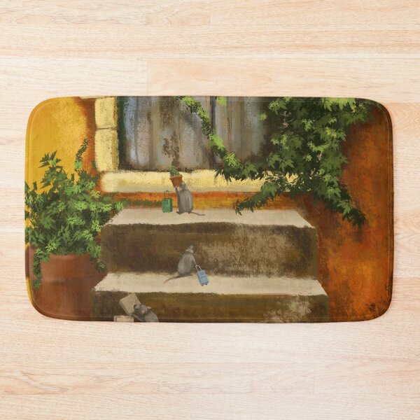 Item preview, Bright Funny Illustration Old House Mice Move in designed and sold by JakoRila.