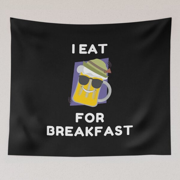 Item preview,  I eat no for breakfast sarcastic quote t shirt [P-IEN 4]B [510]  designed and sold by HIPNOTIZAR  CRAFTS.