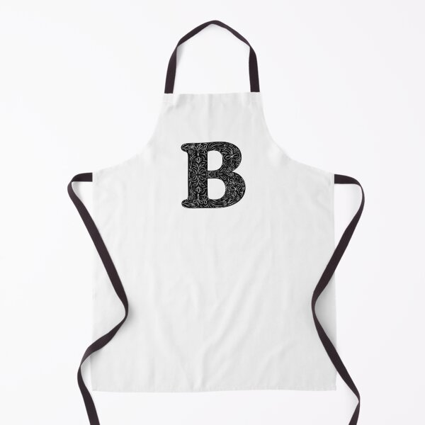 Item preview, Black Floral B Initial / Monogram designed and sold by MessyBestie.