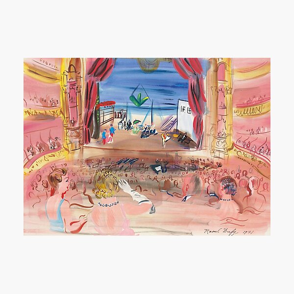 Item preview, Raoul Dufy L'Opera au Rideaux Rogues designed and sold by emidye20.