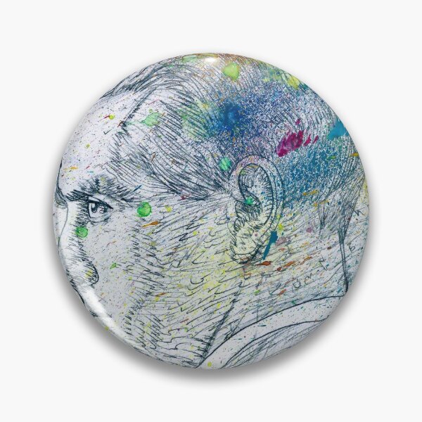 Item preview, F. SCOTT FITZGERALD watercolor and pencil portrait .1 designed and sold by lautir.