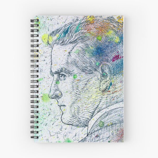 Item preview, F. SCOTT FITZGERALD watercolor and pencil portrait .1 designed and sold by lautir.