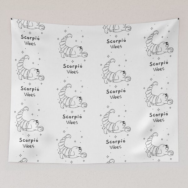 Item preview, Scorpio Vibes Dogs Of The Zodiac  designed and sold by LadyZodiac.