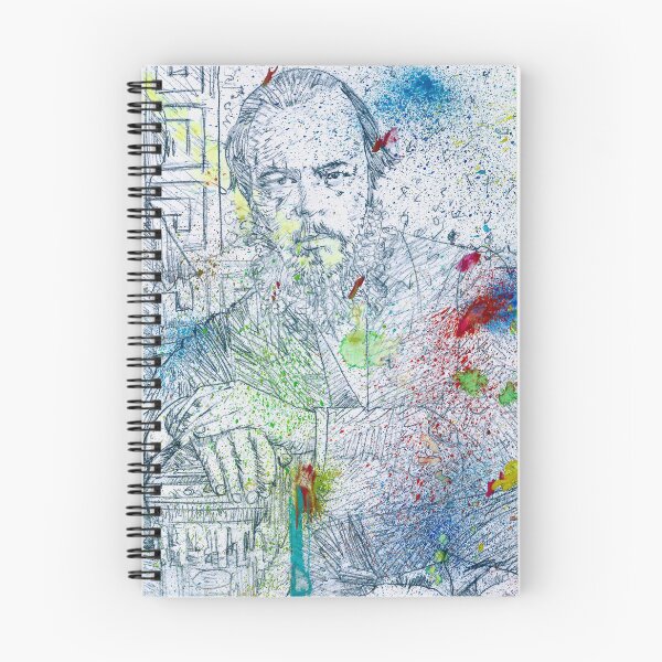 Item preview, FYODOR DOSTOEVSKY - watercolor and pencil portrait .1 designed and sold by lautir.