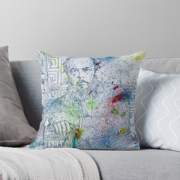 Item preview, FYODOR DOSTOEVSKY - watercolor and pencil portrait .1 designed and sold by lautir.