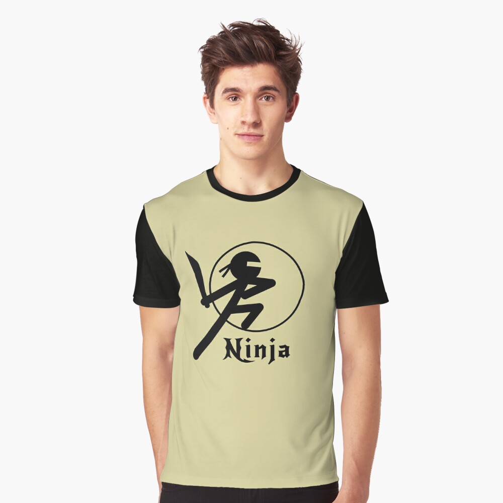 ULTRABASIC Men's T-Shirt Japanese Cartoon Shirt - Young Ninja